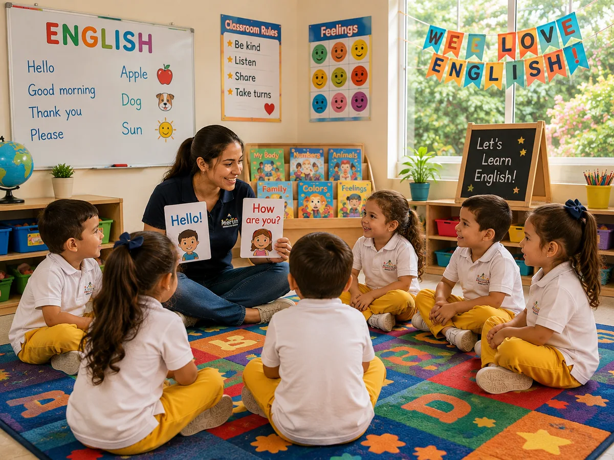 Inglés en el Gimnasio Infantil Merlín