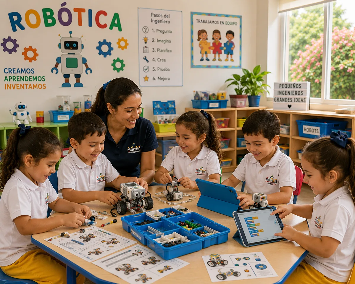 Robótica en el Gimnasio Infantil Merlín